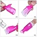 eBoot Acrylic Nail Art Soak Off Clips Caps UV Gel Nail Polish Remover Wrap Tool, 20 Pieces (Purse and Rose Red)