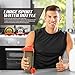 Half Gallon Water Bottle 64oz + 24oz Protein Shaker Bottle & Mixing Ball For Indoor/Outdoor Workouts, BPA & DEHP Free, Leak and Spill Proof, Sports Bottle, Large Jug 1.89L, For Gym Hiking Bodybuilding