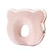 Baby Head Shaping Pillow Newborn Baby Pillow Infant Memory Foam Pillow (Pink) primary