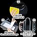 KMMOTORS Double Side Car Organizer Pocket, Dashboard Phone Holder, Console Organizer, Coin Holder, Auto Console Storage for Phones, Earphones, Sunglasses (Black)