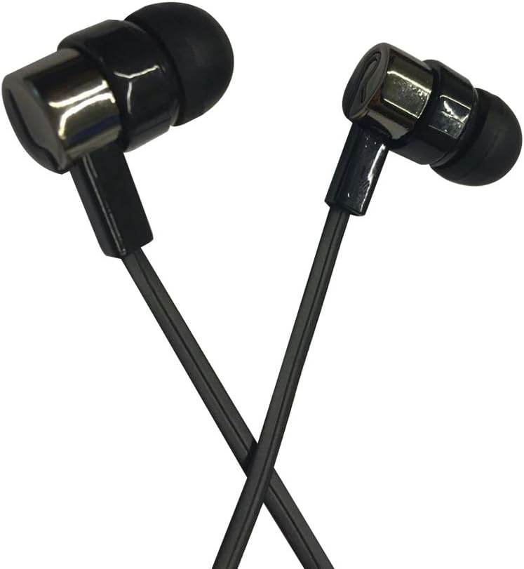 Generic Noodle Headband Grand Bass Black In-ear Hearphone Earbuds With Mic