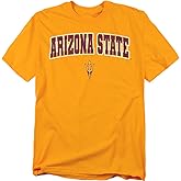 Official Collegiate Arch Logo Secondary Unisex Adult T Shirt Collection 1