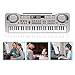 aPerfectLife Piano for Kids, Multi-Function 61 Keys Electronic Organ Kids Piano Musical Teaching Keyboard Toy for Kids Children (Silver)