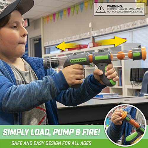 GoSports Foam Fire Alien Invaders Game Set Includes Target, 2 Toy