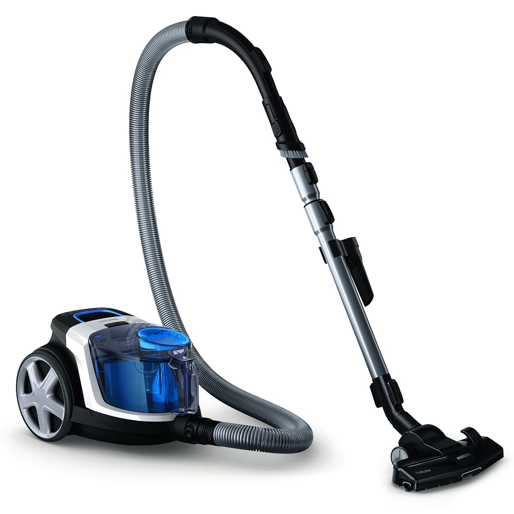 Philips PowerPro Compact Staubsauger – Leicht, Beutellos, 900 W Saugleistung, TriActive Düse für Hartböden und Teppich, Allergie H13 HEPA-Filter, PowerCyclone 5 Technologie (FC9332/09) 2