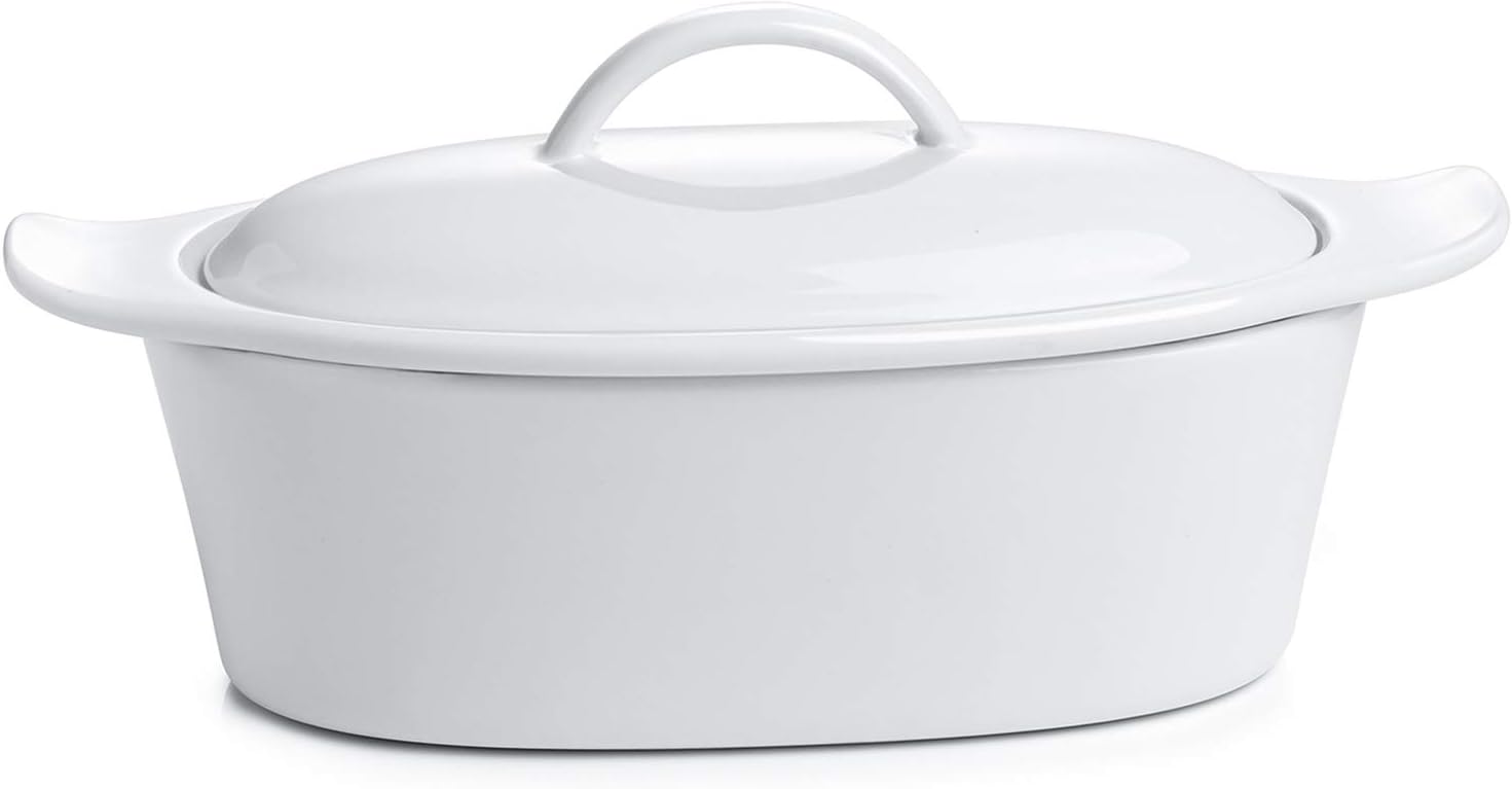 Butter Boat, French Butter Dish with Water, Porcelain