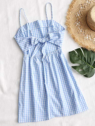 ZAFUL-Womens-Mini-Dress-Spaghetti-Straps-Sleeveless-Boho-Beach-Dress