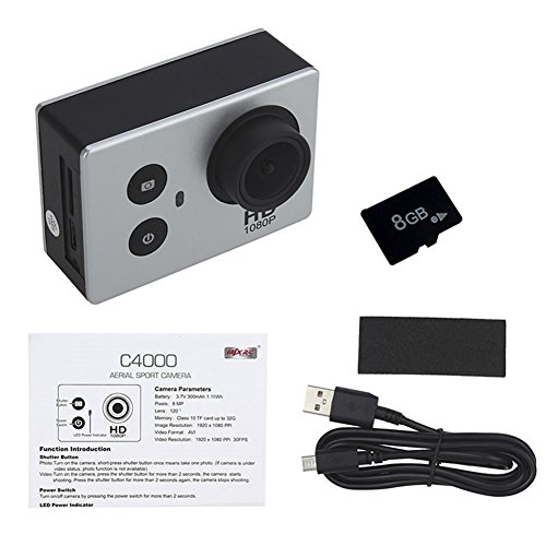 MJX C4000 Action Camera 8.0MP Full HD 1080P Quadcopter Spare Parts for X102H MJX B3 Bugs Drone UAV Accessory