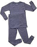 Leveret Marled Navy 2 Piece Pajama 6 Years