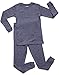 Leveret Marled Navy 2 Piece Pajama 6 Years