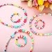 Bememo 6 Sets of Princess Necklace Bracelet Play Jewelry Little Girls Costume Necklaces Toddler Dress up Jewelry (Style 2)