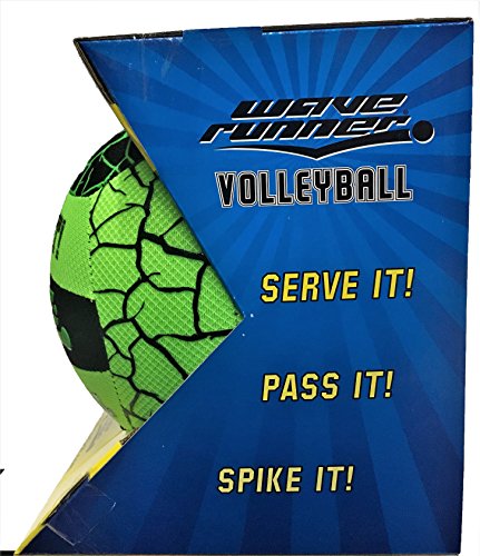Flash Sales Wave Runner Grip It Waterproof Volleyballl Size 9.25 inches Hydro With Sure Grip Technology Let's Play Volleyball in the Water! Bulk available (Green)