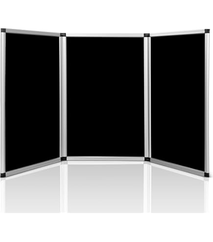 Amazon.com: Quartet Bulletin Board, Fabric, 3-Panel Display, 6' x