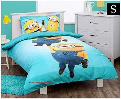 Despicable Me Minions Single Bed Licensed Quilt Doona Cover Set Pillowcase