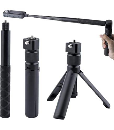 Amazon.com: Handheld Camera Selfie Stick and Tripod for Insta360