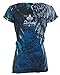 Archaic AFFLICTION Womens T-Shirt FAITH Wings Tattoo Biker UFC Sinful