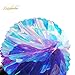 NICROLANDEE Iridescent Rainbow Honeycomb Hanging Decorations Foil Ceiling Hanging Ornaments for Frozen Theme Party, Fairy Princess Rainbow Show, Bridal Shower, Wedding, Birthday, Home Decor