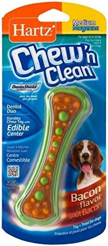 Hartz N クリーン歯科デュオ犬玩具ベーコンフレーバーを噛む咀嚼媒体1をea 12パック Hartz N クリーン歯科デュオ犬玩具ベーコンフレーバーを噛む咀嚼媒体1をea 12パック