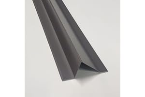 MID MICHIGAN METAL SALES Single 38-inch HR Metal Roof Snow Guard Snow Rail for Exposed Fastener Roofs (Mid-Mich Charcoal)