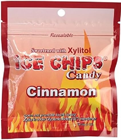 ICE CHIPSCandy in Re-sealable Pouches (Cinnamon, 6-Pack)