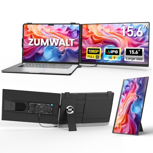 ZUMWALT 15.6" FHD Portable Laptop Screen Extender