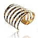 SUMAJU Cuff Bracelets, Sexy Leopard Print Bracelet Hollowed Glitter Sparkle Open Ended Cuff Bangle Leopard Print Jewelry for Women