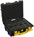Invicta DC8BLK/YEL Eight Slot Collector Box, Yellow / Black