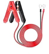 2-Piece 30A Alligator Clip Set – For Jumper Cables, Battery Chargers, 12V Booster Connections