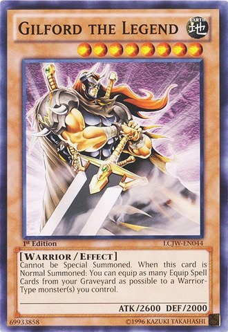 Yu-Gi-Oh! - Gilford the Legend (LCJW-EN044) - Legendary Collection 4: Joey's World - 1st Edition - Common