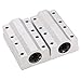 BQLZR SC8UU Linear Motion Ball Bearing CNC Slide Bushing 34.5mm Length Pack of 4