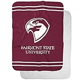 Fairmont State University Primary Logo Stripes