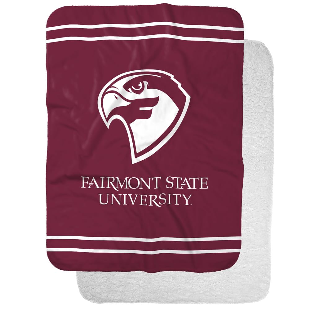 Fairmont State University Primary Logo Stripes