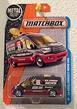 Matchbox 2016 MBX Adventure City '14 Ford Transit News Van 2/125, Dark Gray