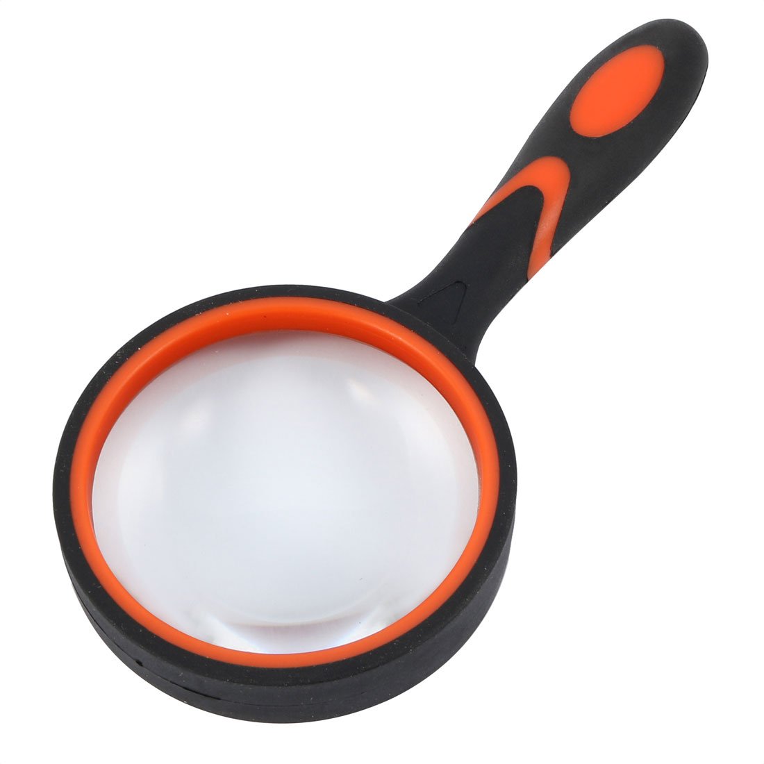 sourcingmap Rubber Handheld Magnifier Magnifying Glass Book Illuminated Magnifier 8X