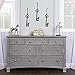 Evolur Cheyenne Double Dresser, Stormy Grey
