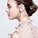 Ondder 4 Pack Crystal Rhinestones Bowknot Hair Clips Hair Pin Hair Barrettes Hair Accessories for Women