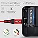 TOPK USB C to A Cable [3-Pack] 6.6ft Fast Charging, Sync Data Transfer, Nylon Braided, Compatible with USB-C Electronics and Android (Red)