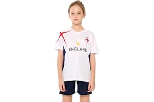 SURUIDA Soccer Jerseys for Kids Boys & Girls,Youth Soccer Jersey Practice Outfits Football Training Uniforms Set 4-16Y