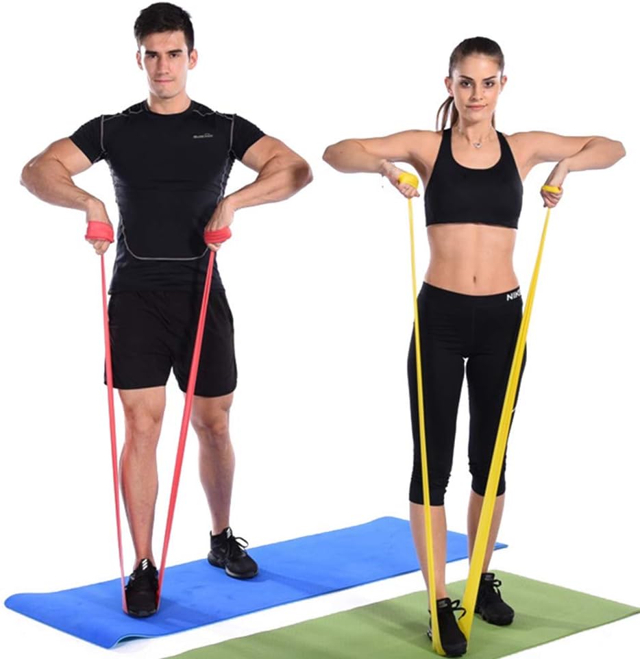 Chanhan Resistance Bands, Skin-Friendly Exercise Bands, Workout Resistance Bands Set for Women Men,Ideal for Strength Training, Yoga, Pilates, Fitness
