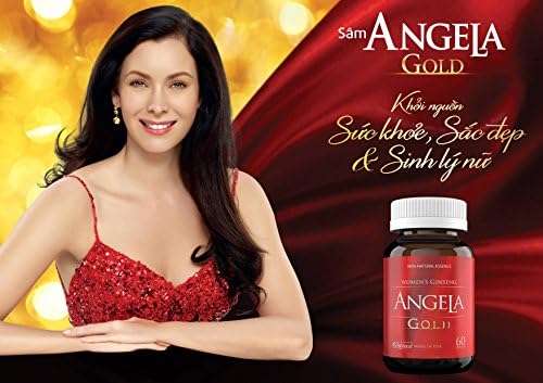 01 Box * 60 Capsule ANGELA GOLD Ginseng - Women Estrogen, Progesterone, Testosterone - Sexual Health-Ship from USA time…