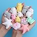 Outee 16 Pcs Mochi Cat Mini Squishies Kawaii Mini Squishies Toys Animals Mini Animal Squishies Stress Cat Squishies Mochi Kawaii Squishies Toys Squishies Animals Stress Relief