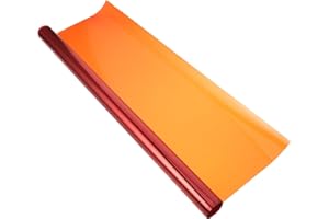 NIYANGLE 2m Static Cling Window Film 50cm Wide Colorful Electrostatic Glass Sticker Shatterproof Decorative