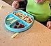 Silicone Suction Plates for Babies, Stick to High Chair Trays and Table, Divided Baby Dishes, Perfect Kids Plates, BPA Free