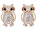 Rhinestones Cute Owl Earring