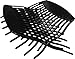 Mia Lockettes, Interlocking Combs, Jaw Clamp Updo Styling Tool, Black, 4 Inches, For Women and Girls 1set
