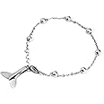 Mshion Charm Bracelet Women's Stainless Steel Bracelets Pendant Link Jewelry