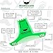 BEARDCLASS Beard Shaping Tool - 8 in 1 Comb Multi-liner Beard Shaper Template Comb Kit Transparent - Works with any Beard Razor Electric Trimmers or Clippers (Clear Green)