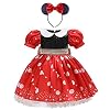 FYMNSI Meisje Prinses Kostuum Fancy Dress Up Cosplay Halloween Kerst Verjaardag Party Outfit Kids Carnaval Avond Pageant…