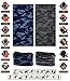 VANCROWN Neck Gaiter Headband Headwear Head Wrap Face Mask Magic Scarf Bandana for Men and Women