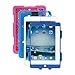 Aceguarder iPad Mini 1&2&3 case snowproof waterproof dirtproof shockproof cover case with Stand (BLUE/Pink)